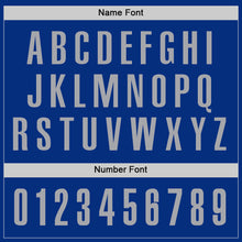 Load image into Gallery viewer, Custom Royal Gray Performance Golf Polo Shirt