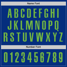 Load image into Gallery viewer, Custom Royal Neon Green Performance Golf Polo Shirt