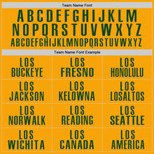 Load image into Gallery viewer, Custom Gold Green Performance Golf Polo Shirt