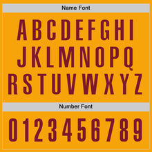 Load image into Gallery viewer, Custom Gold Crimson Performance Golf Polo Shirt