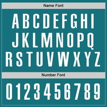 Load image into Gallery viewer, Custom Teal White-Black Performance Golf Polo Shirt