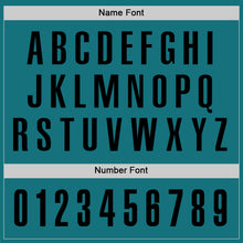 Load image into Gallery viewer, Custom Teal Black Performance Golf Polo Shirt