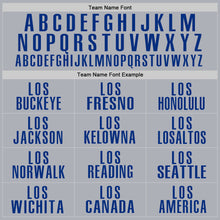 Load image into Gallery viewer, Custom Gray Royal Performance Golf Polo Shirt