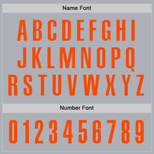 Load image into Gallery viewer, Custom Gray Orange Performance Golf Polo Shirt