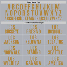 Load image into Gallery viewer, Custom Gray Old Gold Performance Golf Polo Shirt