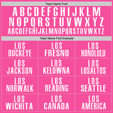 Load image into Gallery viewer, Custom Pink White Performance Golf Polo Shirt