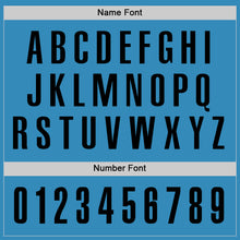 Load image into Gallery viewer, Custom Panther Blue Black Performance Golf Polo Shirt