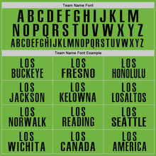 Load image into Gallery viewer, Custom Neon Green Black Performance Golf Polo Shirt