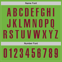 Load image into Gallery viewer, Custom Neon Green Crimson Performance Golf Polo Shirt