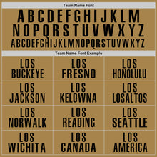 Load image into Gallery viewer, Custom Old Gold Black Performance Golf Polo Shirt