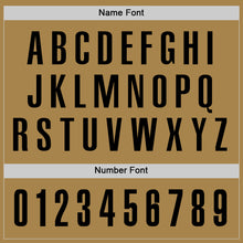 Load image into Gallery viewer, Custom Old Gold Black Performance Golf Polo Shirt