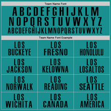 Load image into Gallery viewer, Custom Aqua Black Performance Golf Polo Shirt