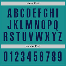 Load image into Gallery viewer, Custom Aqua Navy Performance Golf Polo Shirt