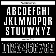 Load image into Gallery viewer, Custom Black White Performance Vapor Golf Polo Shirt