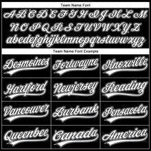 Load image into Gallery viewer, Custom Black White-Gray Performance Vapor Golf Polo Shirt