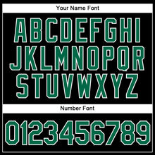 Load image into Gallery viewer, Custom Black Kelly Green-White Performance Vapor Golf Polo Shirt