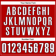 Load image into Gallery viewer, Custom Red White-Black Performance Vapor Golf Polo Shirt