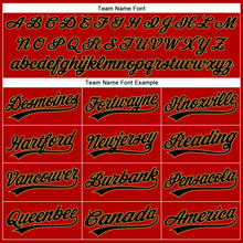 Load image into Gallery viewer, Custom Red Black-Old Gold Performance Vapor Golf Polo Shirt