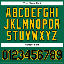 Load image into Gallery viewer, Custom Kelly Green Black-Yellow Performance Vapor Golf Polo Shirt