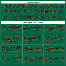 Load image into Gallery viewer, Custom Kelly Green Kelly Green Black-Old Gold Performance Vapor Golf Polo Shirt