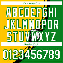 Load image into Gallery viewer, Custom Yellow White-Grass Green 3D Pattern Design Golf Ball Performance Golf Polo Shirt