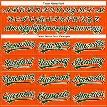 Load image into Gallery viewer, Custom Orange Green-White Performance Vapor Golf Polo Shirt