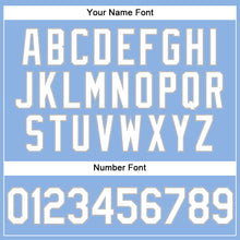 Load image into Gallery viewer, Custom Light Blue White-Gray Performance Vapor Golf Polo Shirt