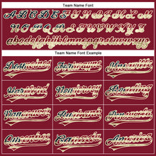 Load image into Gallery viewer, Custom Crimson Vintage USA Flag-Cream Performance Vapor Golf Polo Shirt