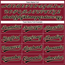 Load image into Gallery viewer, Custom Crimson Black-City Cream Performance Vapor Golf Polo Shirt