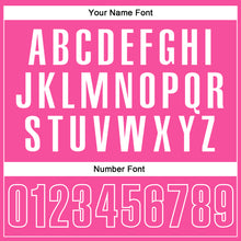 Load image into Gallery viewer, Custom Pink White Performance Vapor Golf Polo Shirt