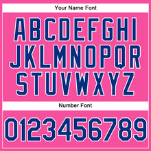 Load image into Gallery viewer, Custom Pink Royal-White Performance Vapor Golf Polo Shirt