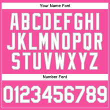 Load image into Gallery viewer, Custom Pink White-Gray Performance Vapor Golf Polo Shirt