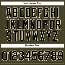 Load image into Gallery viewer, Custom Olive Black-Cream Performance Vapor Salute To Service Golf Polo Shirt