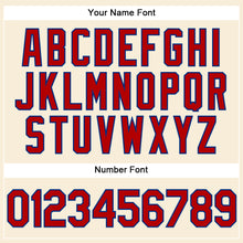 Load image into Gallery viewer, Custom Cream Red-Royal Performance Vapor Golf Polo Shirt