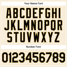 Load image into Gallery viewer, Custom Cream Black-Old Gold Performance Vapor Golf Polo Shirt