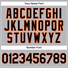 Load image into Gallery viewer, Custom Gray Black-Orange Performance Vapor Golf Polo Shirt