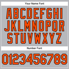 Load image into Gallery viewer, Custom Gray Orange-Black Performance Vapor Golf Polo Shirt