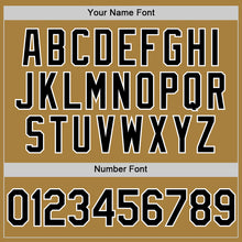 Load image into Gallery viewer, Custom Old Gold Black-White Performance Vapor Golf Polo Shirt