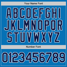 Load image into Gallery viewer, Custom Blue Navy-White Performance Vapor Golf Polo Shirt