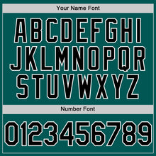 Load image into Gallery viewer, Custom Midnight Green Black-White Performance Vapor Golf Polo Shirt