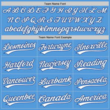 Load image into Gallery viewer, Custom Powder Blue White-Royal Performance Vapor Golf Polo Shirt