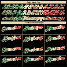 Load image into Gallery viewer, Custom Black Vintage Mexican Flag-City Cream Performance Golf Polo Shirt