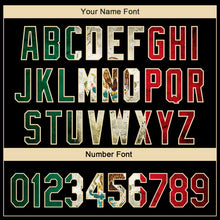 Load image into Gallery viewer, Custom Black Vintage Mexican Flag-City Cream Performance Golf Polo Shirt