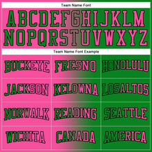 Load image into Gallery viewer, Custom Stitched Grass Green Pink-Black Gradient Fashion Sports Pullover Sweatshirt Hoodie