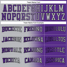 Load image into Gallery viewer, Custom Stitched Purple Gray-Black Gradient Fashion Sports Pullover Sweatshirt Hoodie