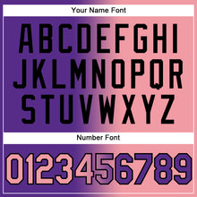 Load image into Gallery viewer, Custom Stitched Purple Medium Pink-Black Gradient Fashion Sports Pullover Sweatshirt Hoodie