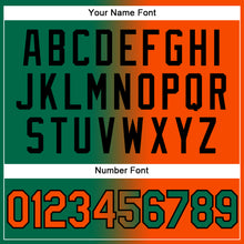 Load image into Gallery viewer, Custom Stitched Kelly Green Orange-Black Gradient Fashion Sports Pullover Sweatshirt Hoodie