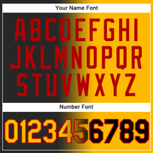 Load image into Gallery viewer, Custom Stitched Black Gold-Red Gradient Fashion Sports Pullover Sweatshirt Hoodie