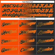 Load image into Gallery viewer, Custom Stitched Black Orange-Old Gold Gradient Fashion Sports Pullover Sweatshirt Hoodie