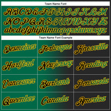 Load image into Gallery viewer, Custom Stitched Black Kelly Green-Gold Gradient Fashion Sports Pullover Sweatshirt Hoodie